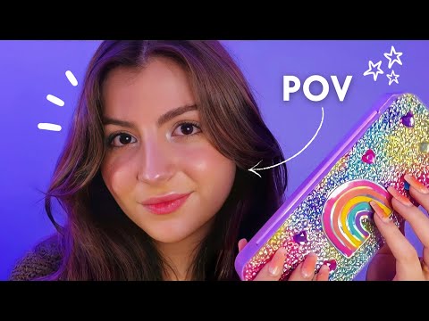 ASMR | POV : Je te maquille avec une palette pour enfant 💖