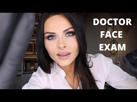 ASMR DOCTOR CHECKS YOUR FACE FOR TINGLES