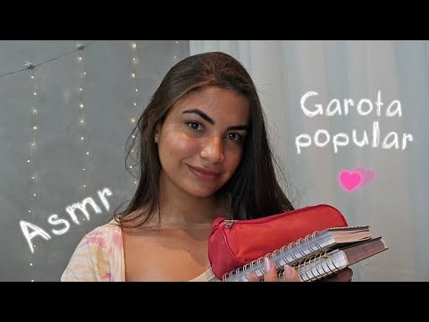 ASMR ROLEPLAY Garota Popular obcecada por você te incomoda durante a aula  📚💕
