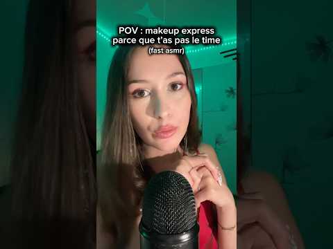 Vite fait, bien fait 🤩 #asmr #asmrroleplay #asmrmakeup #fastasmr #visualasmr