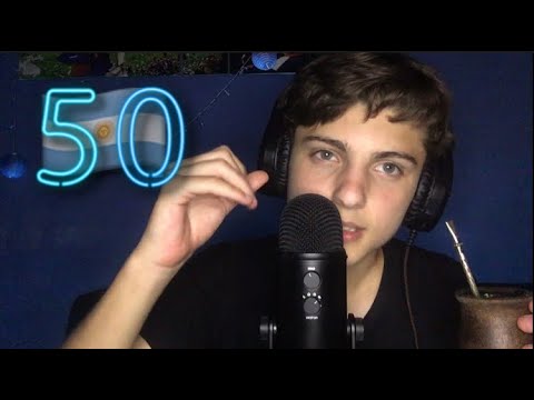 ASMR - 50 Cosas sobre mi:) (Tomando Mate) | Sanvi ASMR