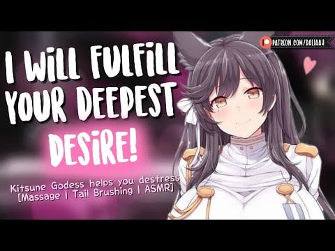 Kitsune Goddess Gives you a Face Massage [Tail Brushing] [Comfort] [Monster Girl F4A Asmr Roleplay]
