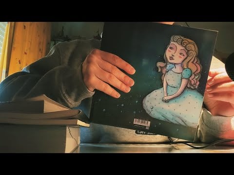 ASMR - BOOK GRIPPING AND STICKY TAPPING