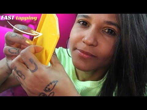 ASMR Fast & aggressive Intenso para dormir 😴 tapping & sons de boca 👄💤