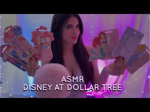 ASMR Disney at Dollar Tree 💸🌴 💵🌳 💰🌲 (Gum Chewing, Whispered)