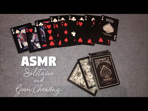 [ASMR] Solitaire & Gum Chewing