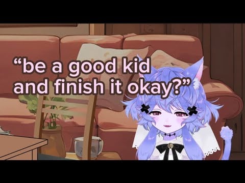 “ASMR” Roleplay: Your Older Sister Shares a Piece of Cake with You and Reminds You To Do Homework