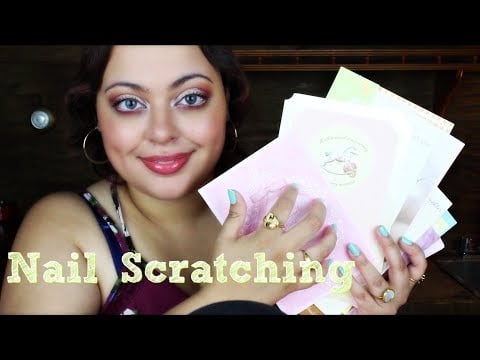 ASMR| *NAIL SCRATCHING* Card Scratching, Paper Sounds and Tracing