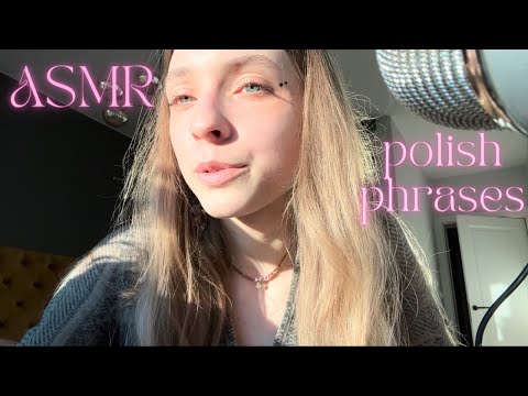 ASMR • polish phrases "lesson" 😜✨ (soft spoken)