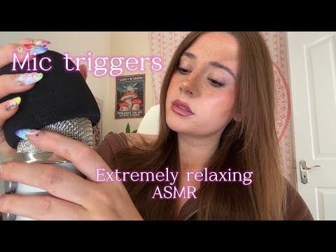 Very intense & relaxing ASMR triggers ON THE MIC ( mic pumping, scratching..)
