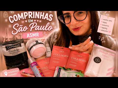 ASMR COMPRINHAS EM SÃO PAULO #unboxing