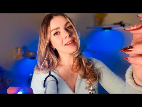 ASMR Sleep Doctor Exam 🩺 Stress Plucking & Tingle Tests for DEEP Relaxation