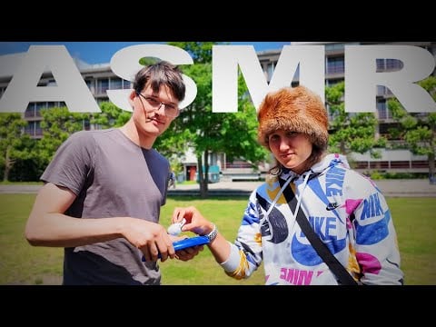 I asked students to do ASMR in Eindhoven