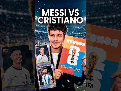 MESSI O CRISTIANO RONALDO? Llenando el álbum Iconos 2026 #asmr #relax #asmrsounds #comedia