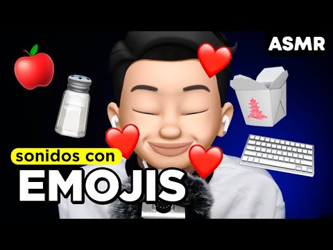 ASMR con EMOJIS + INAUDIBLE y EATING PARA DORMIR - asmr español - mol asmr