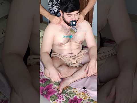 RELAXATION METHODS FOR CHEST AND NECK #satisfying #relaxing #asmr #shorts #massage