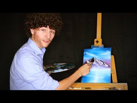 ASMR | Bob Ross Roleplay ~ Soft Spoken (Brushing, Scraping, Tapping)