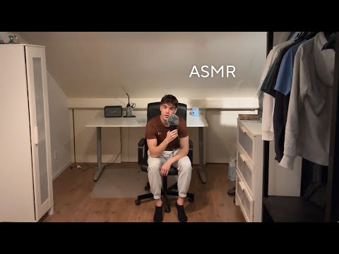 Far ASMR with CLOSE mouth sounds and inaudible whispers