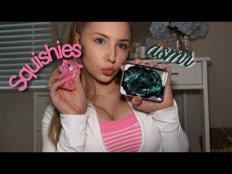 ASMR with Squishies, Slime, Faux Food, etc. 🧈🍩🌌