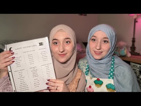 ASMR Sleepy Sisters' Cafe