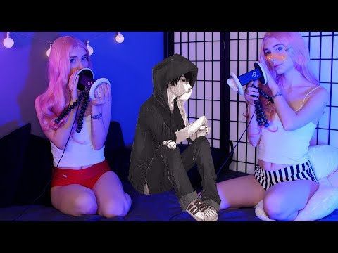 4K ASMR TWIN STEP-SISTERS MOUTH SOUNDS  👅 💖 ONLY ASMR YOU'LL EVER NEED 💤 99.99% WILL SLEEP ON 11:11💤