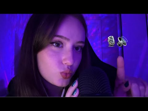 ASMR te dando BEIJINHOS com o microfone super SENSÍVEL! 💋🎙️