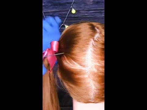 ASMR School Nurse Lice Check (No Talking) #Shorts