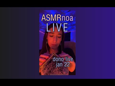 ASMRnoa | asmr for sleep and relaxation 💕| live #59