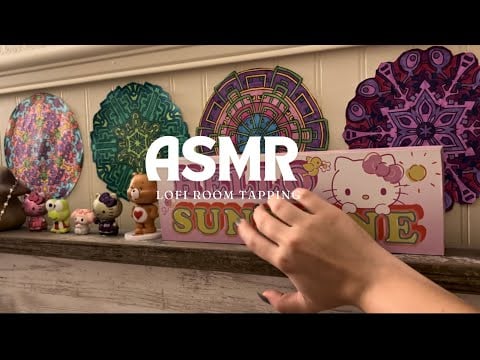 ASMR lofi tapping around my room! *tingly scratching*