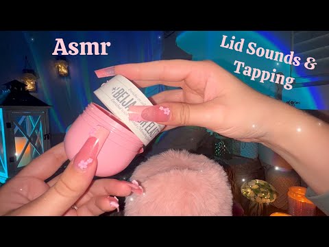 Asmr Tapping & Lid Sounds with Summer Night Sounds for Sleep 😴