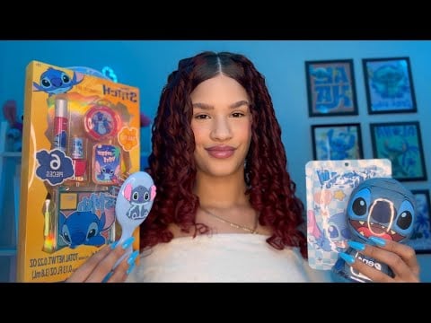 ASMR Te Arreglo Usando Todo de Stitch: Maquillaje, Lavado, Skincare, Manicura