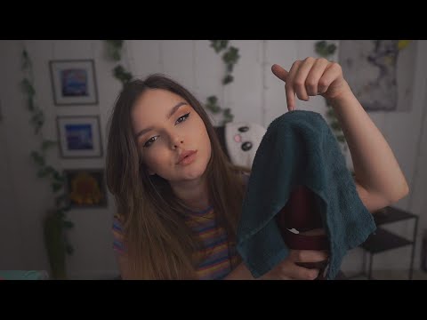 ASMR CRISPY Towel Sounds & Sponges NO TALKING