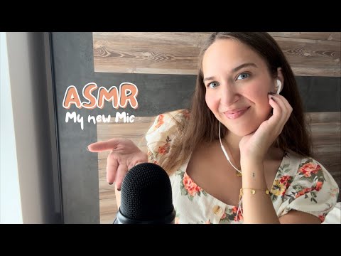 ASMR Testing my new Microphone 🍑 | Blue Yeti (Mic Scratching & Brushing, Foam Cover, Whispering)