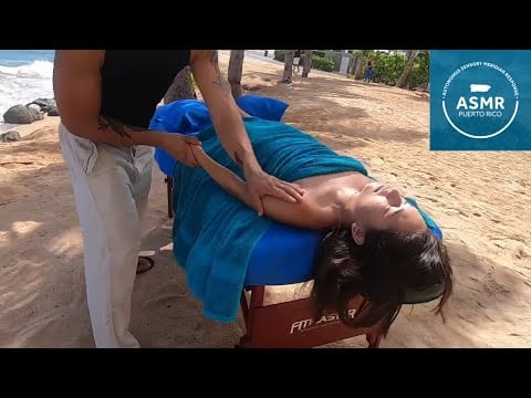 Upper Arm Massage | Beachside Spa Session | No Talking ASMR Therapy