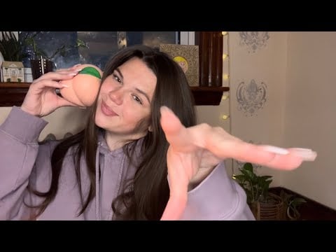 Random Triggers ASMR (Finger Fluttering, Tapping, Scratching, Mouth Sounds..) ✨