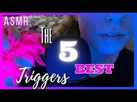ASMR - The 5 Best Triggers For Sleep 😴