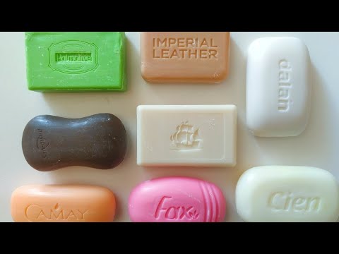 Dry Soap carving ASMR\ relaxing sounds\ No talking. Satisfying ASMR video\ Cutting soap