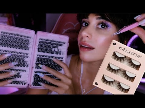 💅🏻 SANA KİRPİK YAPIYORUM / DOING YOUR LASHES ASMR TÜRKÇE