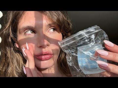 ASMR up close mouth sounds, camera tapping, hand movements, etc. 
