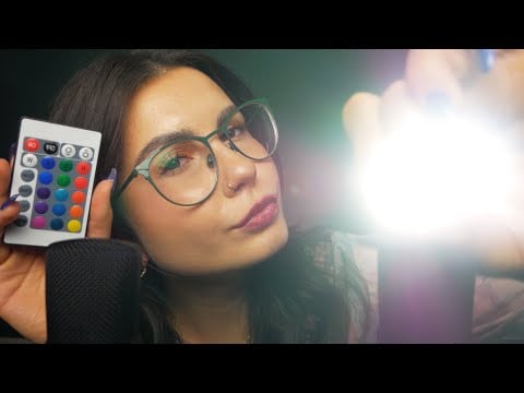 NOWE WYZWALACZE ASMR 💥 follow the light, car ride, hair eating, visual triggers (szept po polsku)