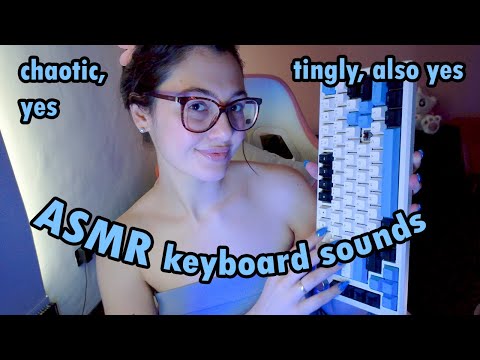 ASMR chaotic keyboard sounds