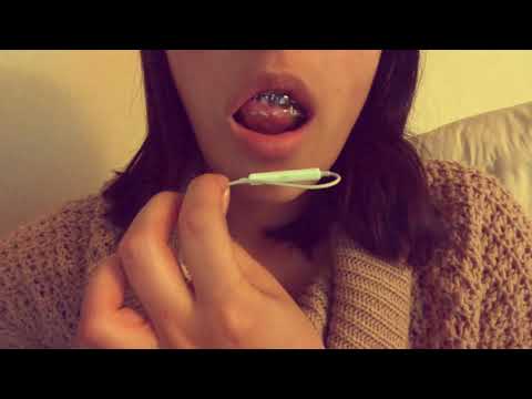 ASMR Retainer Sounds Pt.3/MOUTH SOUNDS 💦