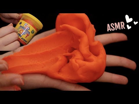 ASMR: MASSINHA DE MODELAR (Sons de CHUVA e TROVÃO) / PLASTICINE (RAIN e THUNDER) - Naiane