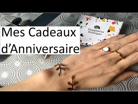 {ASMR} Mes cadeaux d'anniversaire 2020 ! happiness boutique