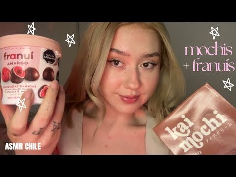 ASMR COMIENDO MOCHIS Y FRANUÍS 💞 (FAIL)