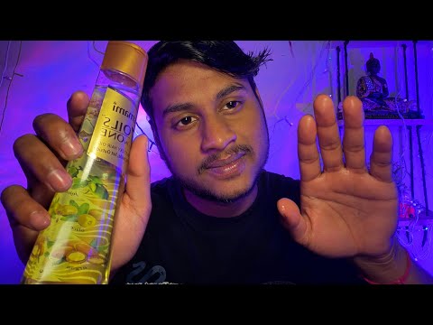 ASMR Face Massage & Head Massage 💆🏻‍♀️✨ Deep Relaxation for Stress Relief & Sleep 😴
