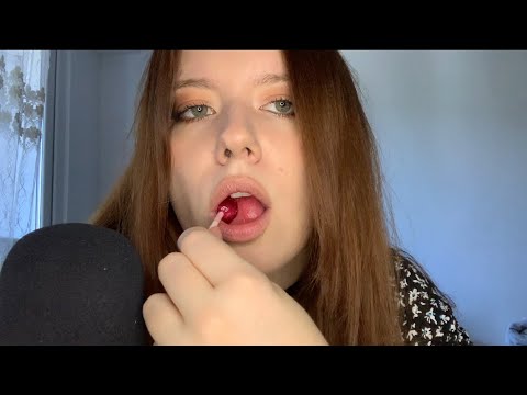 ASMR | ❤️Chupa Chups Lollipop 🍭 Tongue Painter👅