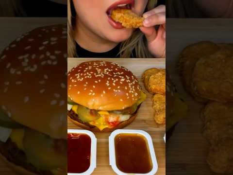 McDonald’s Chicken Nuggets #shorts #asmr #chicken #mcdonalds