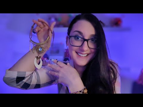 ASMR Jewelry Show and Tell (Over-explaining, Jingle Sounds)