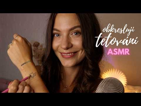 Obkresluji svá tetování ASMR 💫✨ jaký je jejich význam 🤫💜